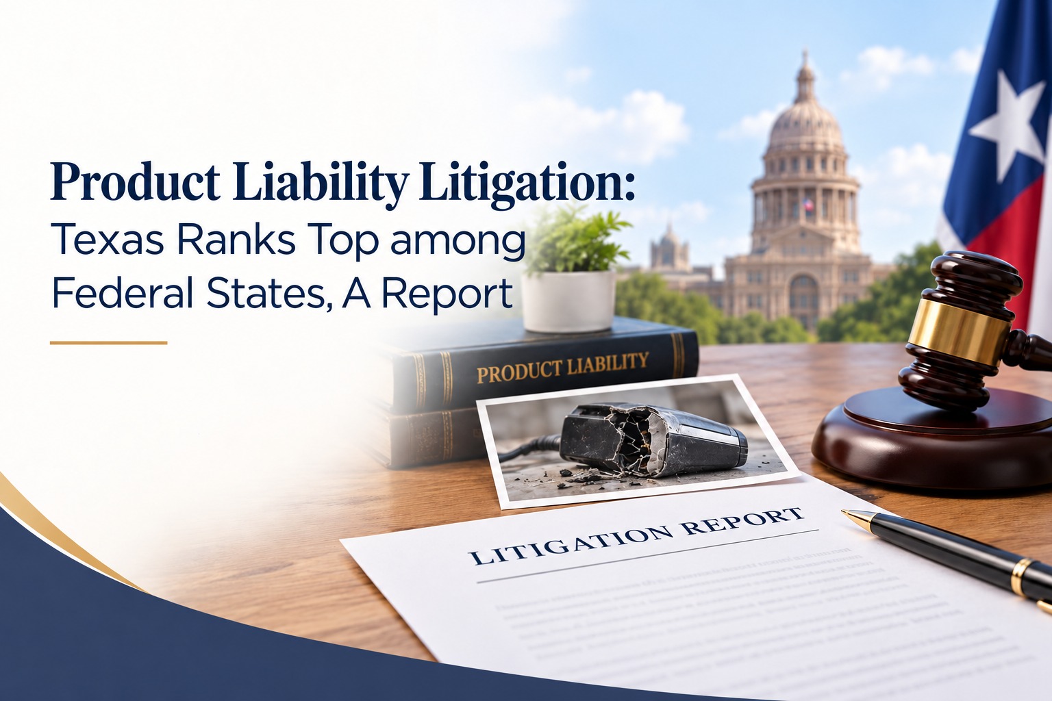 Product Liability Litigation: Texas Ranks Top among Federal States, A report